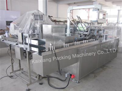 paper tissue packaging machine with convyeor